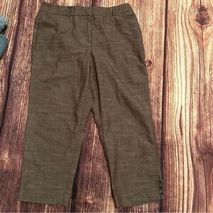 Women’s Counterparts Brown Cropped Pant size 12